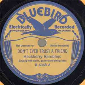 Hackberry Ramblers - Don't Ever Trust A Friend / Sonny Boy FLAC