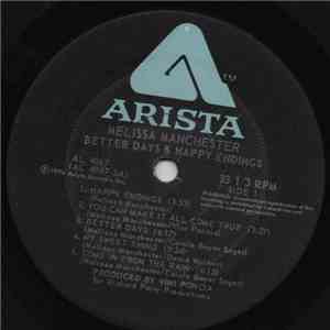 Melissa Manchester - Better Days & Happy Endings FLAC
