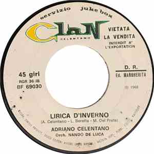Adriano Celentano - Lirica D'Inverno FLAC