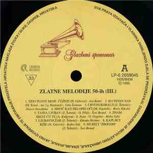 Various - Zlatne Melodije 50-ih (III.) FLAC