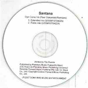 Santana - Oye Como Va - Paul Oakenfold Remixes FLAC