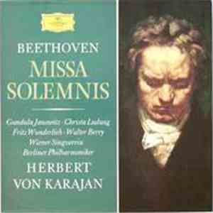 Beethoven - Gundula Janowitz · Christa Ludwig · Fritz Wunderlich · Walter Berry, Wiener Singverein, Berliner Philharmoniker, Herbert von Karajan - Missa Solemnis D-Dur Op. 123 FLAC