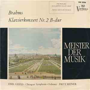 Brahms - Gilels, Chicagoer Symphonie-Orchester, Reiner - Klavierkonzert Nr. 2 B-dur FLAC