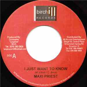 Maxi Priest / Pressure  - I Just Want To Know / Love U Tonight FLAC