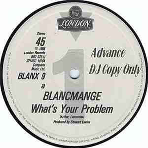 Blancmange - What's Your Problem FLAC