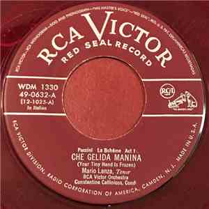 Mario Lanza - Che Gelida Manina FLAC