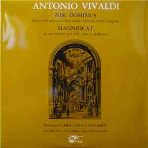 Antonio Vivaldi - Carlo Felice Cillario, Orchestra Da Camera Dell'Angelicum - Nisi Dominus / Magnificat FLAC