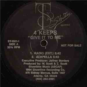 4 Keeps - Give It To Me FLAC