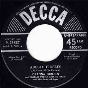 Deanna Durbin With Charles Previn And His Orch. - Adeste Fideles (Oh, Come, All Ye Faithful) / Silent Night FLAC