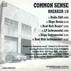 Common Sense - Breaker 1/9 FLAC