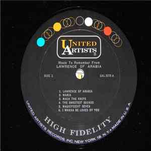 Various - Music To Remember From Lawrence Of Arabia And Other Motion Picture And Broadway Hits FLAC