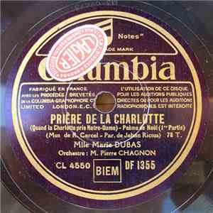 Mlle Marie Dubas - Prière De La Charlotte FLAC