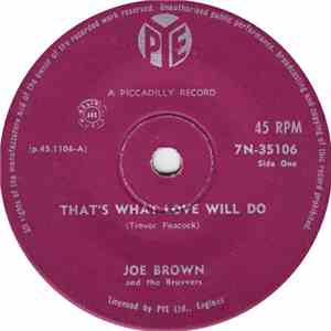 Joe Brown And The Bruvvers - That's What Love Will Do FLAC