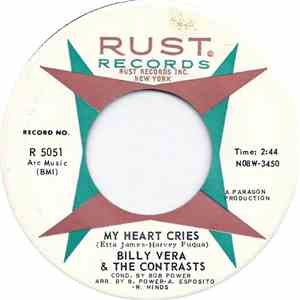 Billy Vera And The Contrasts - My Heart Cries / All My Love FLAC