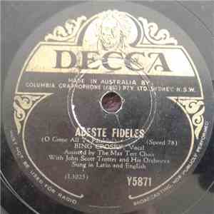 Bing Crosby - Adeste Fidelis / Silent Night, Holy Night FLAC