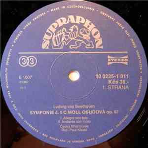 Ludwig van Beethoven - Česká Filharmonie, Paul Klecki - Symfonie Č. 5 C Moll Osudová Op. 67 FLAC