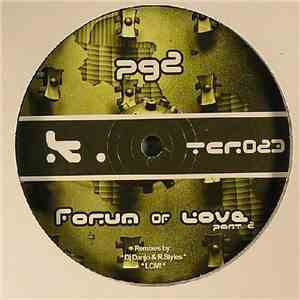 PG2 - Forum Of Love Part 2 FLAC