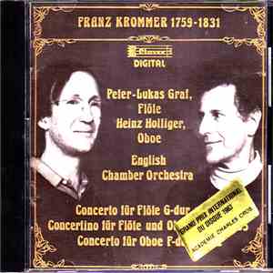 Franz Krommer - Peter-Lukas Graf , Flöte / Heinz Holliger , Oboe / English Chamber Orchestra - Concerto Für Flöte G-Dur, Op. 30 / Concertino Für Flöte Und Oboe C-Dur, Op. 65 / Concerto Für Oboe F-Dur, Op. 52 FLAC