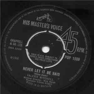 Valerie Mitchell - Never Let It Be Said FLAC
