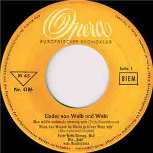 Peter Roth-Ehrang - Lieder Von Weib Und Wein FLAC