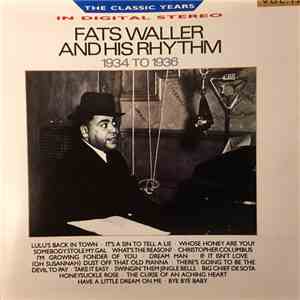 Fats Waller & His Rhythm - 1934 To 1936 FLAC