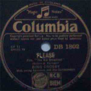 Bing Crosby - Please / Love In Bloom FLAC