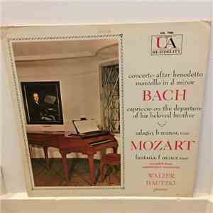 Walter Hautzig, Bach, Mozart - Bach - Mozart Piano Selections FLAC