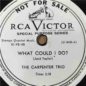 The Carpenter Trio - What Could I Do? / In The Shadow Of Thy Wings FLAC