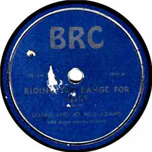 Duane And Jo Nell Adams / Stagg Sisters - Riding The Range For Jesus / Glad Reunion Day FLAC