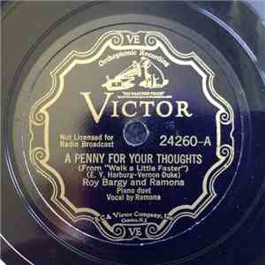 Roy Bargy and Ramona - A Penny For Your Thoughts / My Cousin In Milwaukee FLAC