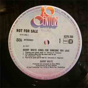 Barry White - Barry White Sings For Someone You Love FLAC