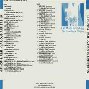 Various - Hip Hop and R&B Various Artists 15 FLAC
