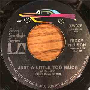 Ricky Nelson  - Just A Little Too Much / Waitin' In School FLAC