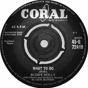 Buddy Holly - What To Do FLAC