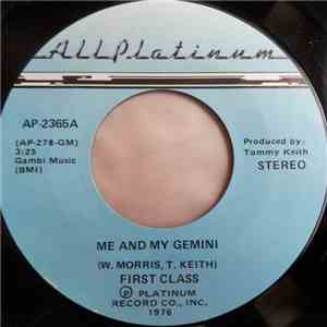 First Class  - Me And My Gemini / (Sing) Me And My Gemini FLAC