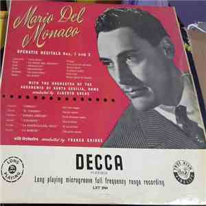 Mario Del Monaco - Operatic Recitals Nos. 1 & 2 FLAC