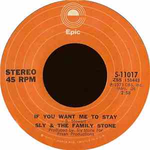 Sly & The Family Stone - If You Want Me To Stay FLAC