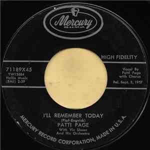 Patti Page With Vic Schoen And His Orchestra - I'll Remember Today FLAC