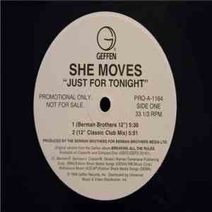 She Moves - Just For Tonight FLAC