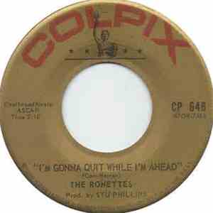 The Ronettes - I'm Gonna Quit While I'm Ahead / I'm On The Wagon FLAC
